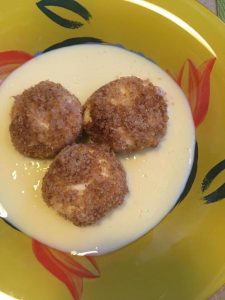 ch csökkentett túrógombóc vanília sodóval