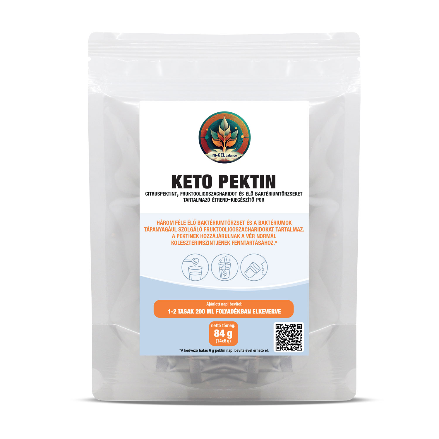 m-GEL Balance Keto Pektin 84 g